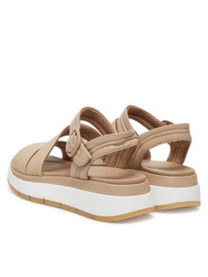 Clarks Sandały Tuscan Strap 26181475 Beżowy