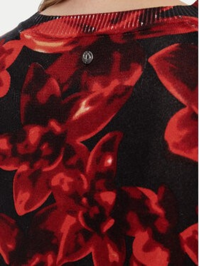 Desigual Sweter Lund 25WWJF16 Czerwony Regular Fit