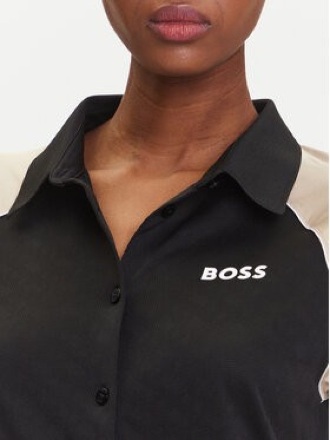 BOSS Polo Ellici2 50544191 Czarny Regular Fit
