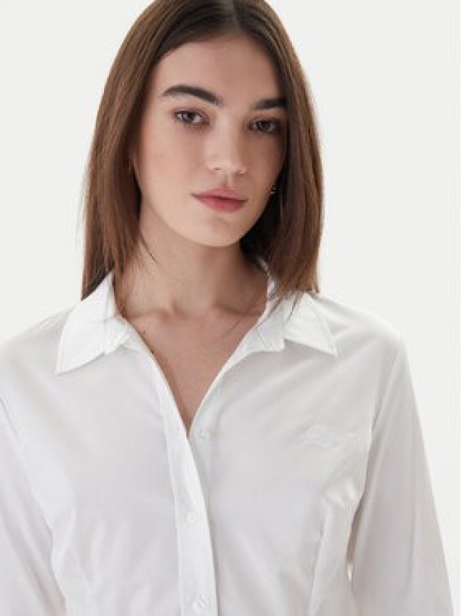 Guess Koszula W2YH41 WAF10 Biały Slim Fit