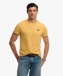 superdry Koszulka Essential Logo z bawełny organicznej – slim fit