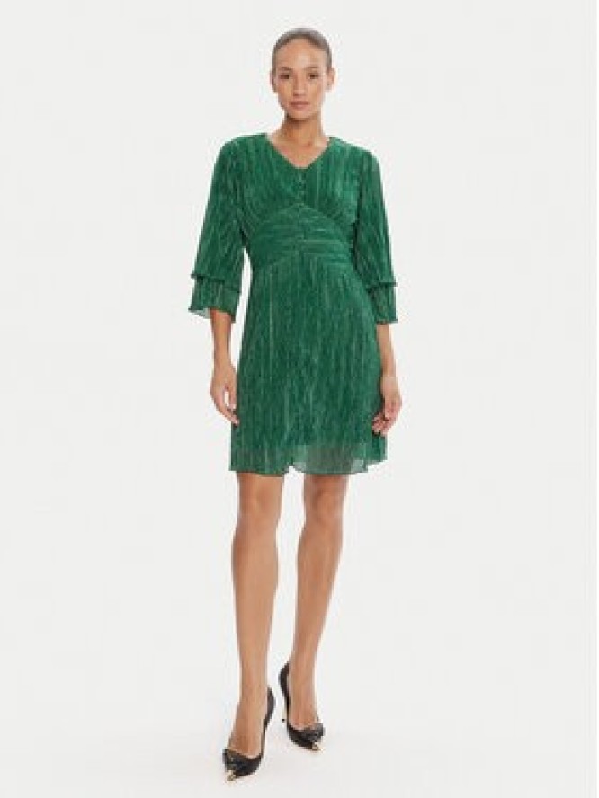 Bruuns Bazaar Sukienka koktajlowa Brella Zabina BBW4533 Zielony Regular Fit