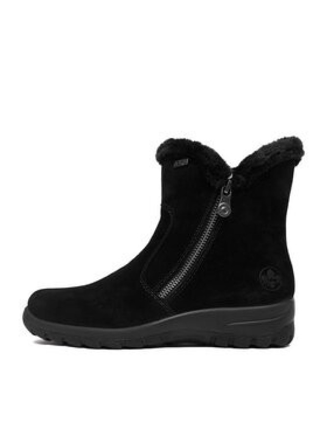 Rieker Botki L7162-00 Czarny