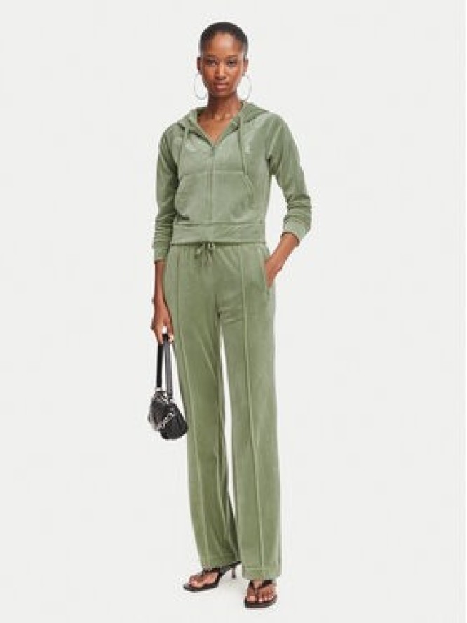 Juicy Couture Bluza Madison JCWA122001 Zielony ciemny Slim Fit