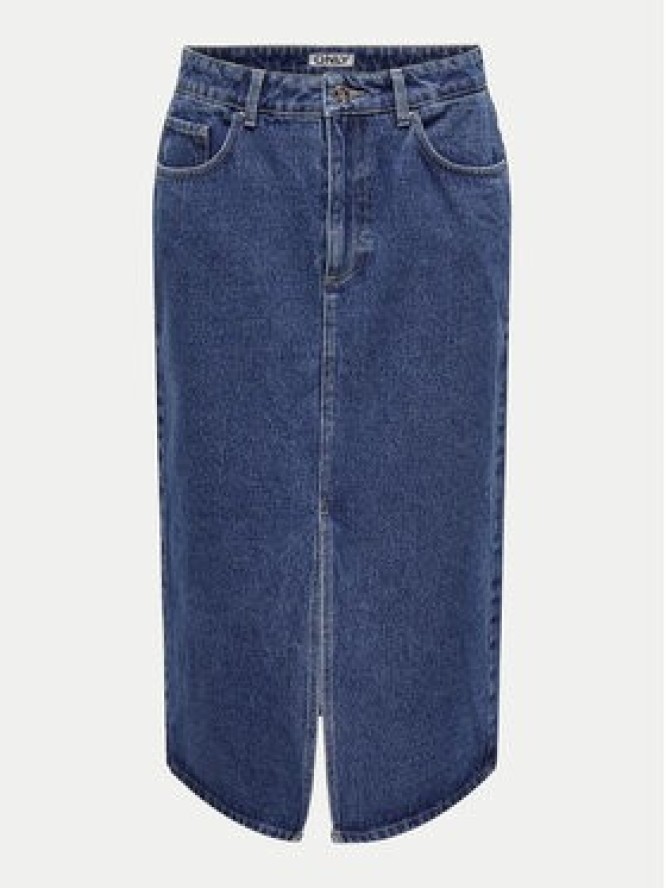 ONLY Spódnica jeansowa Bianca 15319268 Granatowy Regular Fit