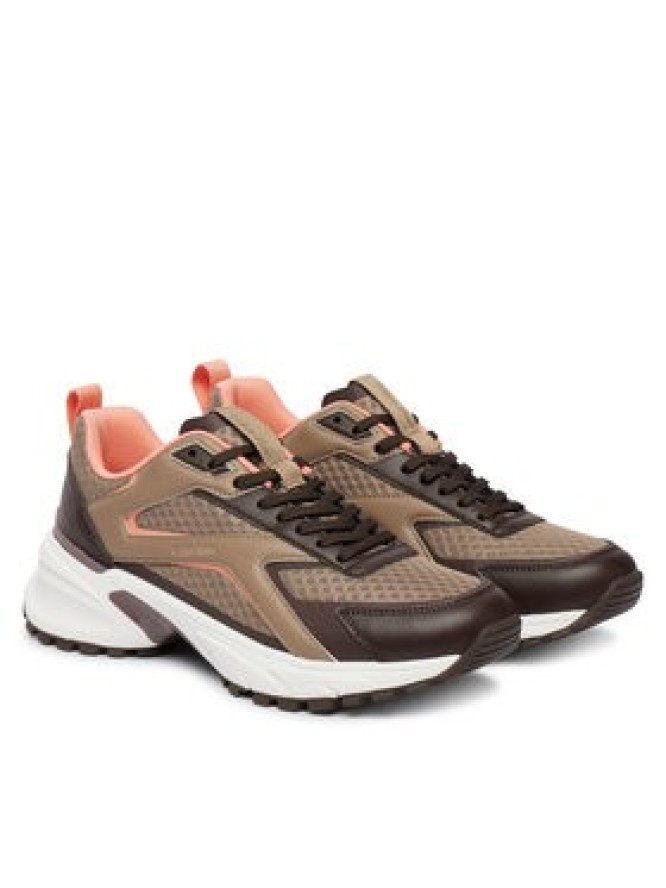 Calvin Klein Sneakersy Hike Run Ckstripe Mesh HW0HW03002 Różowy