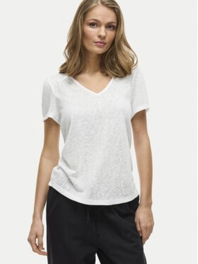 Vila T-Shirt Amer 14093441 Biały Regular Fit