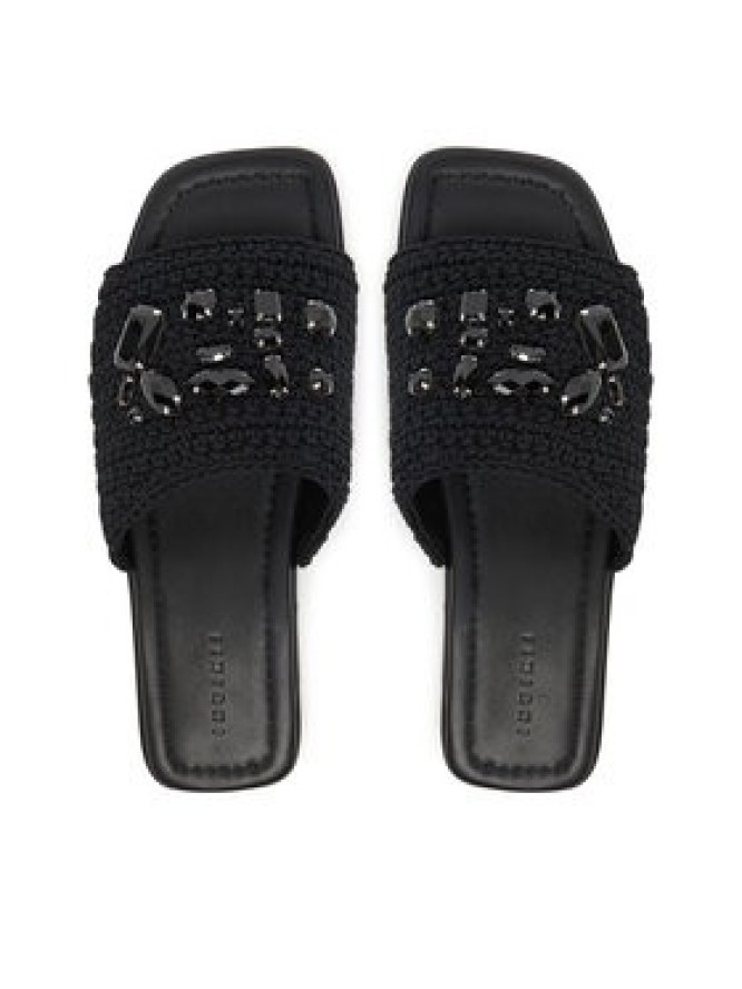 Inuikii Klapki Classic Suede Velcro 70104-367 Czarny