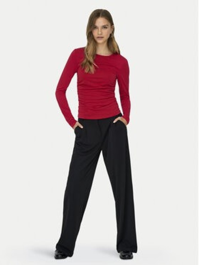 ONLY Bluzka Free Life 15365605 Czerwony Regular Fit