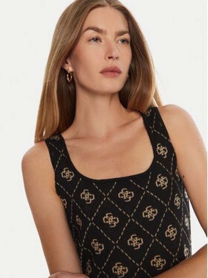 Guess Sukienka dzianinowa Sarah W4BK98 Z3JD2 Czarny Slim Fit