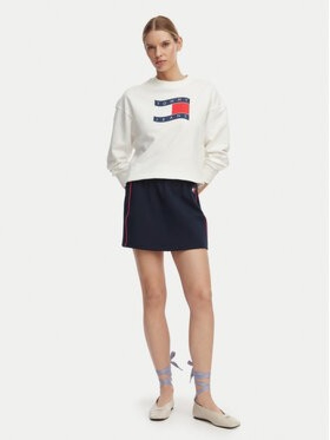 Tommy Jeans Spódnica mini Badge DW0DW22589 Granatowy Regular Fit