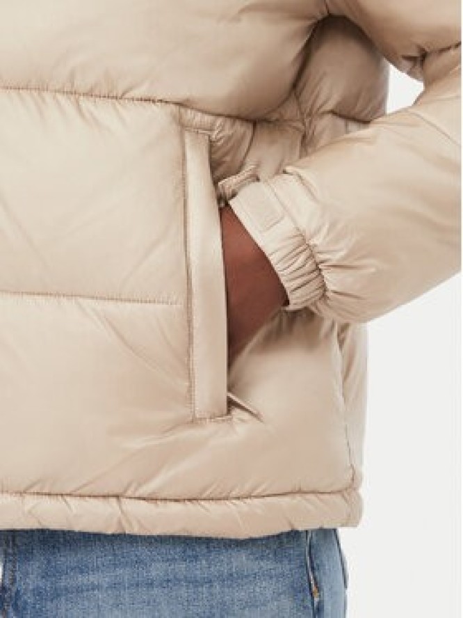 Tommy Jeans Kurtka zimowa DW0DW21619 Beżowy ciemny Relaxed Fit