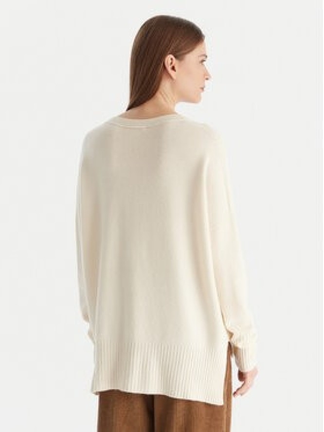 Kontatto Sweter 3M0842C Écru Relaxed Fit