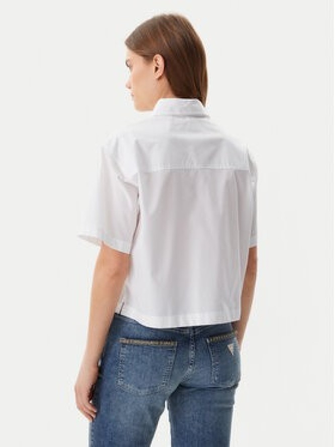 Guess Koszula W5GH98 WH7P1 Biały Regular Fit
