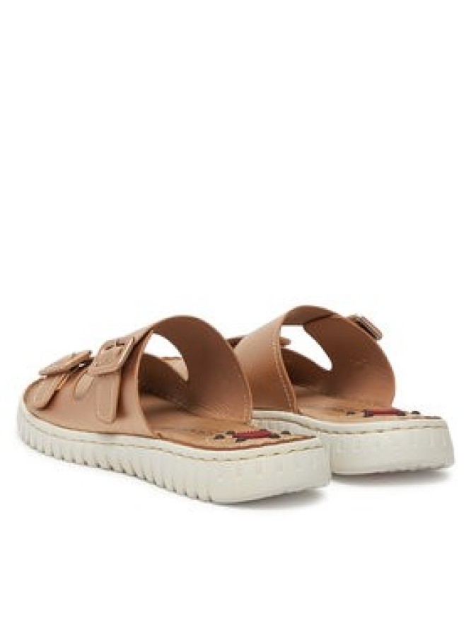 Go Soft Klapki LA3J9143-1 Złoty