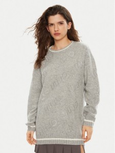 Liu Jo Sweter TF4173 MS55L Szary Regular Fit