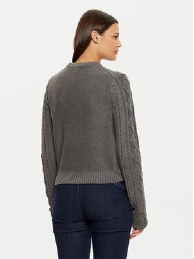 Guess Jeans Sweter W4BR13 Z3HN2 Szary Regular Fit