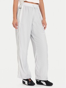 Puma Spodnie dresowe PUMA X ROSÉ T7 633796 32 Srebrny Relaxed Fit