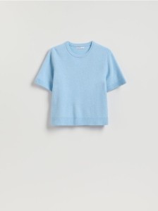 Wełniany sweter - jasnoniebieski