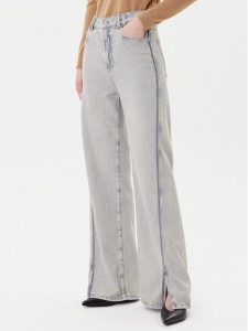 BOSS Jeansy C_Marlene Hr Split 50542436 Szary Relaxed Fit