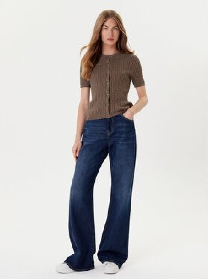 Tommy Hilfiger Kardigan WW0WW45707 Brązowy Slim Fit