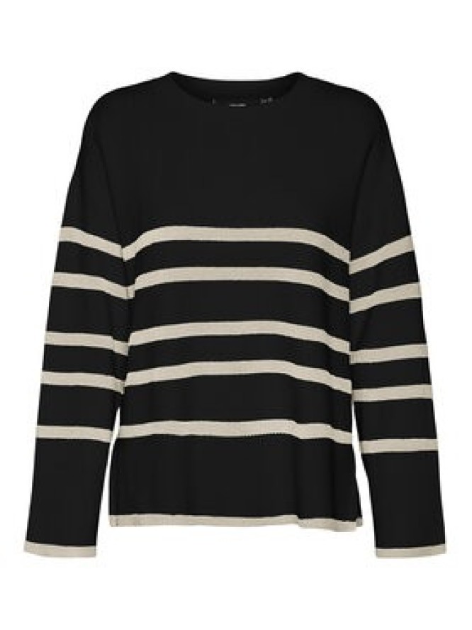 Vero Moda Sweter Saba 10278319 Czarny Regular Fit