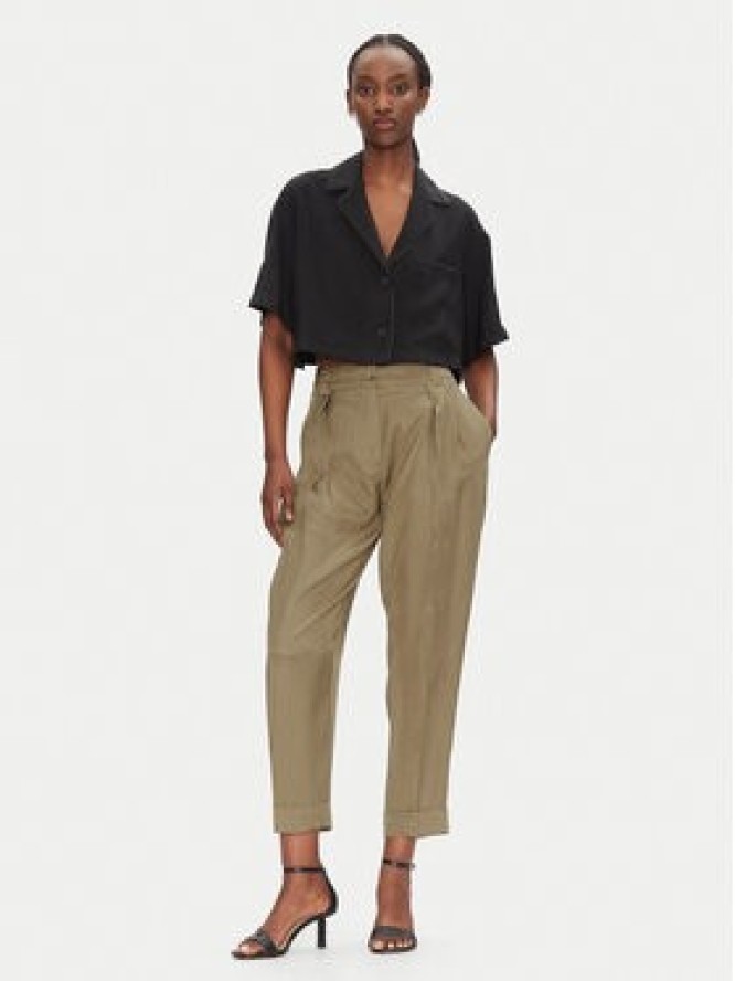 ACCESS FASHION Spodnie materiałowe 53-5025-235 Brązowy Regular Fit