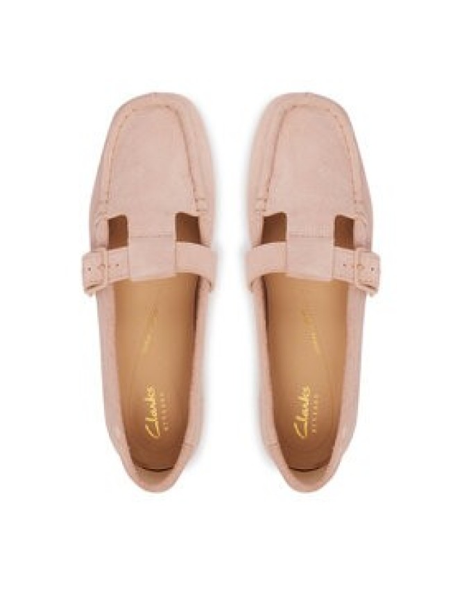 Clarks Mokasyny Freckle Tbar 26185904 Różowy