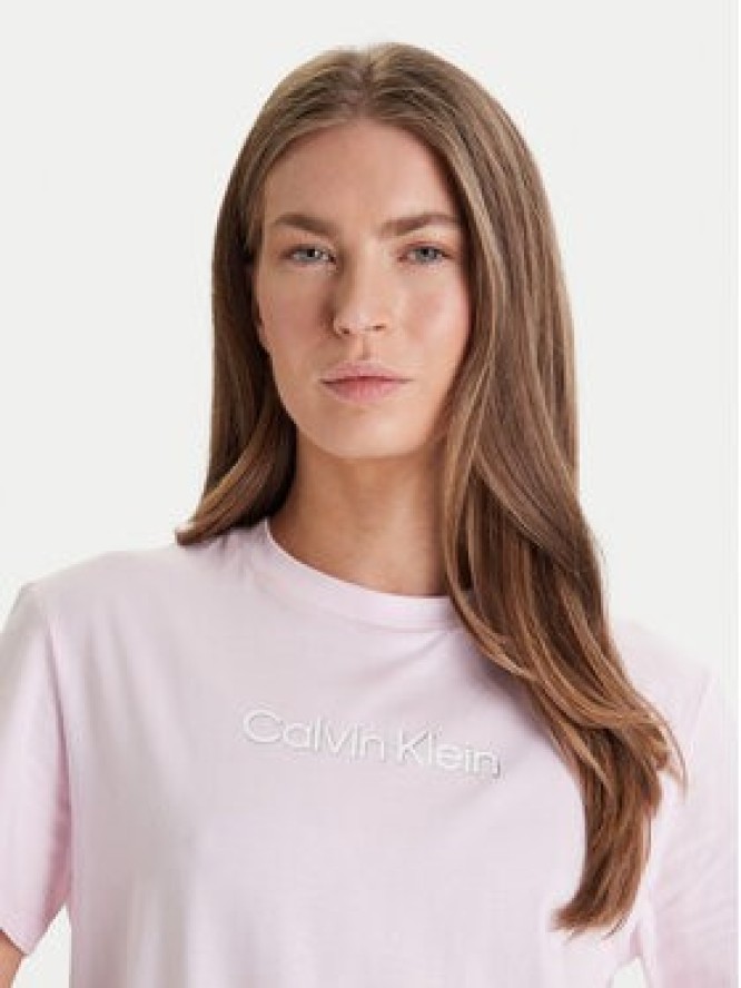 Calvin Klein Jeans T-Shirt Classic Foil LV047E821G Różowy Regular Fit