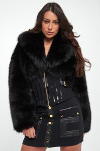 Kurtka damska z futrem ELISABETTA FRANCHI