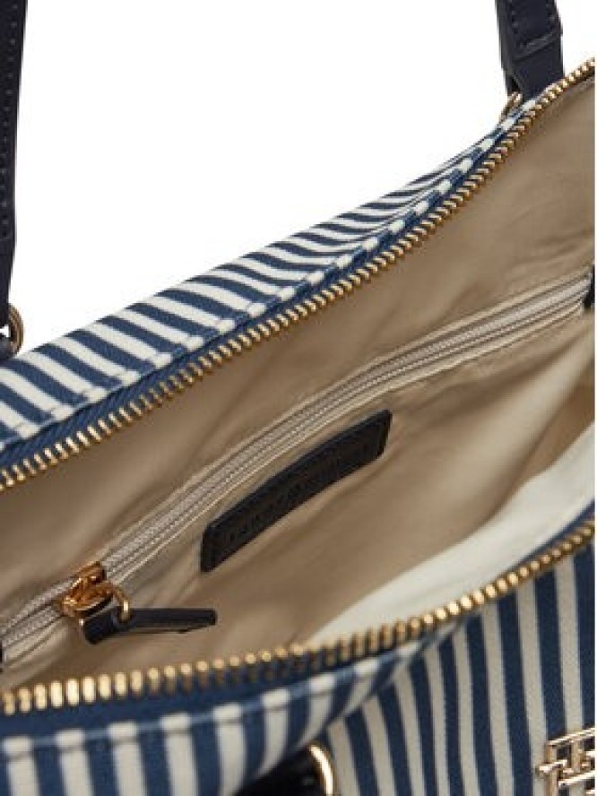 Tommy Hilfiger Torebka Poppy Summer Tote AW0AW17203 Granatowy