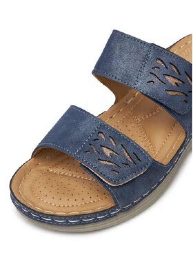 Clara Barson Klapki WYL05010-11 Niebieski