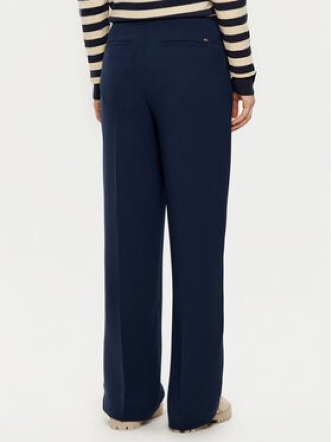 Tommy Hilfiger Spodnie materiałowe WW0WW45445 Granatowy Regular Fit