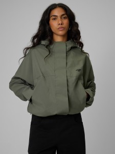 4F Kurtka przejściowa damska - khaki S