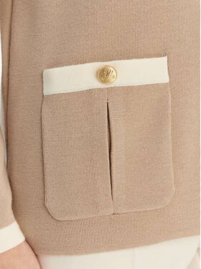 Luisa Spagnoli Kardigan Meridien 100357 Beżowy Regular Fit