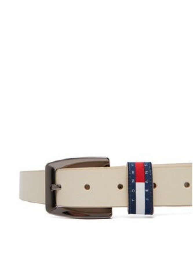 Tommy Jeans Pasek Tjw Bold Flag 3.0 AW0AW18099 Biały