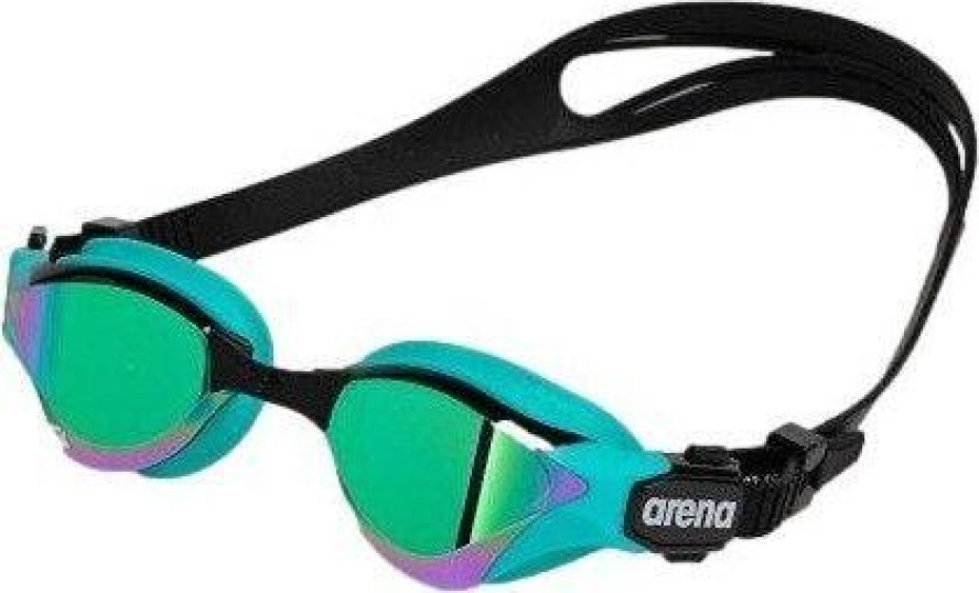 Arena Zwembril Cobra Tri Swipe Mirror Smaragdgroen/Blauw