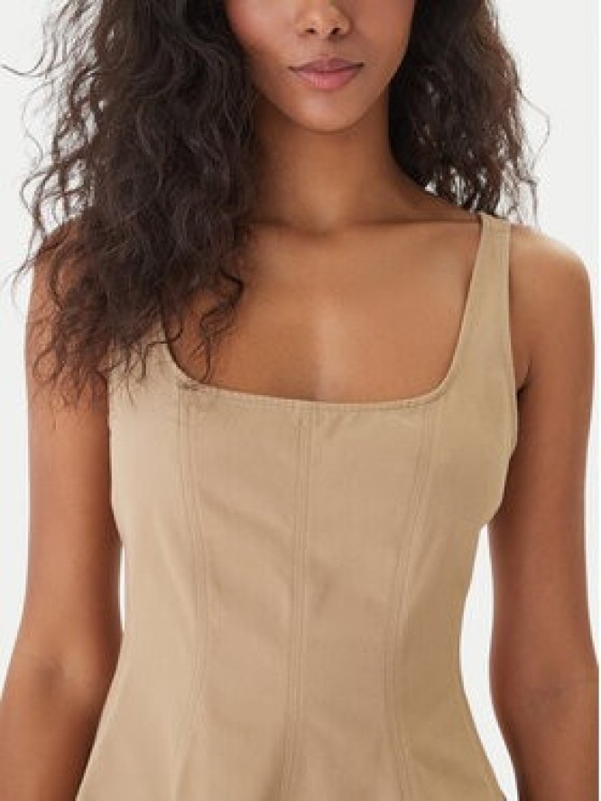 HUGO Sukienka codzienna Kademe 50559409 Beżowy Regular Fit