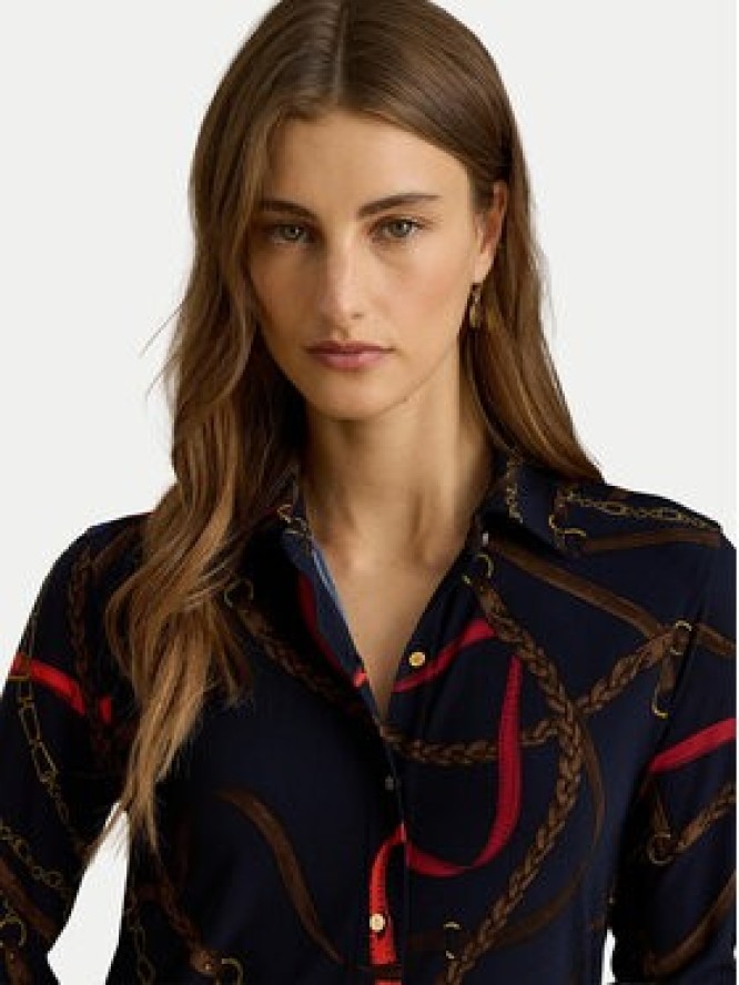LAUREN RALPH LAUREN Koszula 200P03716001 Granatowy Regular Fit