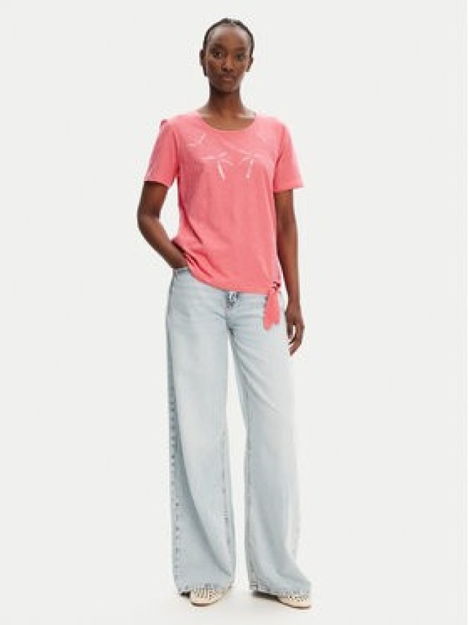 Olsen T-Shirt 11104823 Różowy Regular Fit