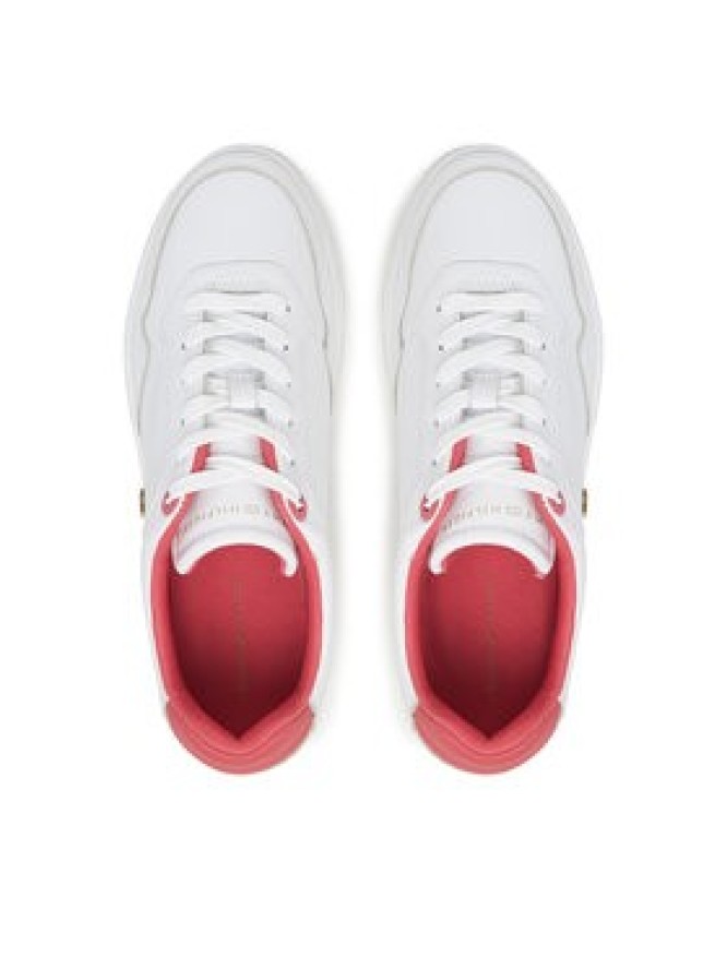 Tommy Hilfiger Sneakersy Essential Elevated Court Sneaker FW0FW08680 Biały