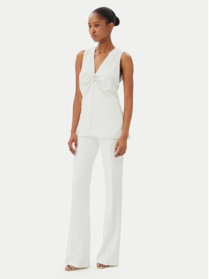 French Connection Bluzka 72YDD 10 Écru Regular Fit