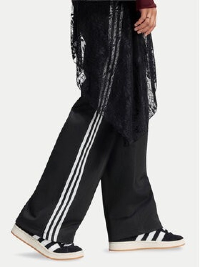 adidas Spodnie dresowe 2In1 Firebird Loose Track Trousers With Lace Skirt LG4271 Czarny Relaxed Fit