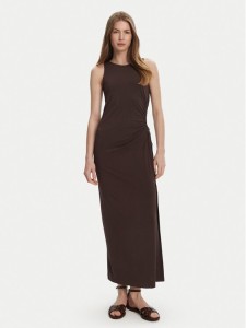 Max Mara Beachwear Sukienka letnia 2516621049650 Brązowy Regular Fit