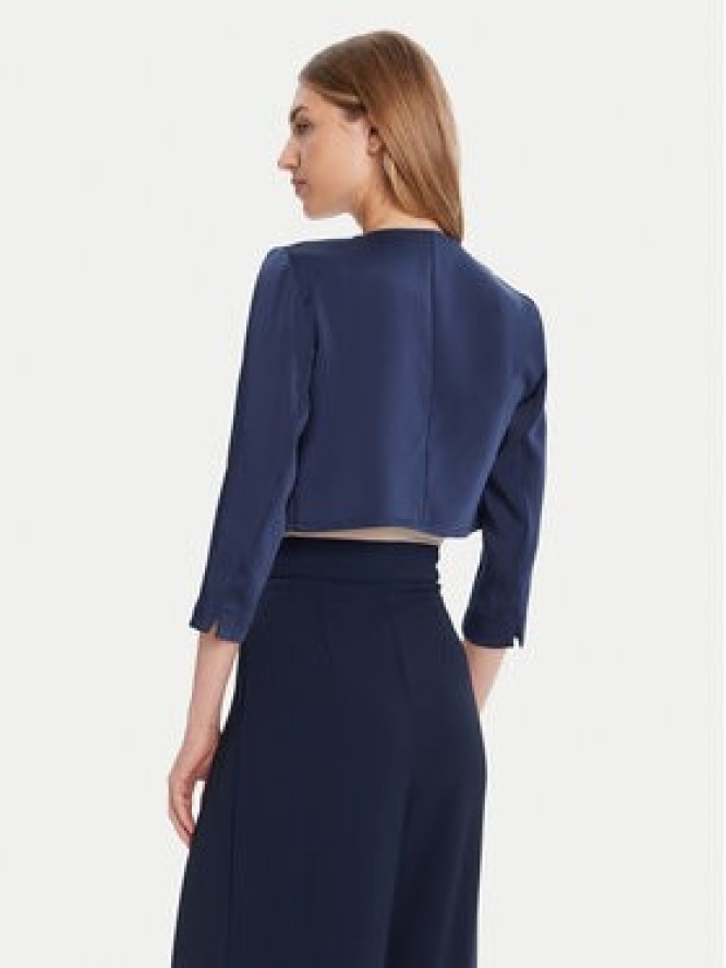 Rinascimento Bolerko CFC0125060003 Granatowy Regular Fit