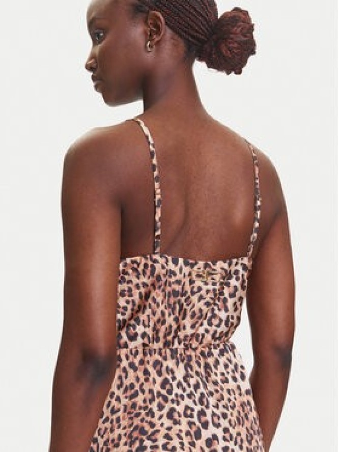 Fracomina Sukienka koktajlowa FJ23SD3007W470N4 Brązowy Regular Fit