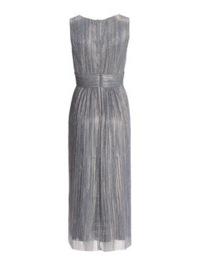 Swing Sukienka koktajlowa 5AK07900 Srebrny Regular Fit