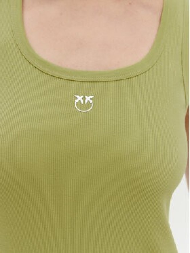 PINKO Top Calcolatore 100807 Zielony Regular Fit