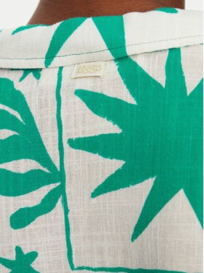 Banana Moon Koszula Taylor Shellpat MHW67 Zielony Loose Fit