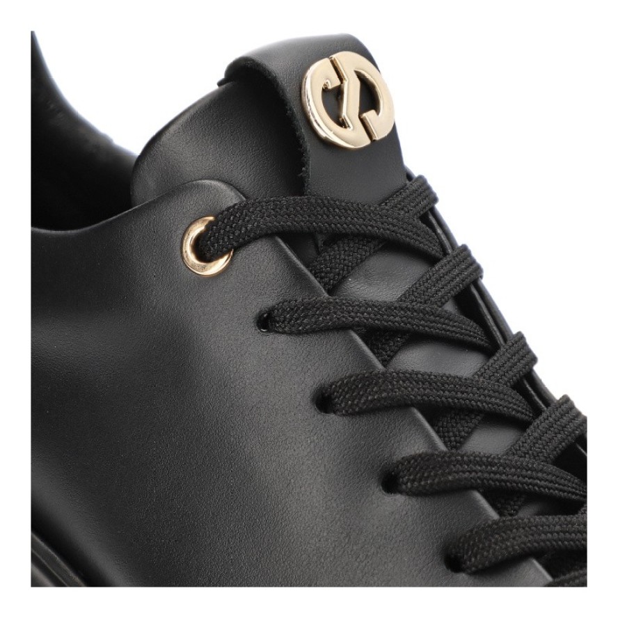 Czarne Sneakersy Carinii Modne Obuwie Damskie